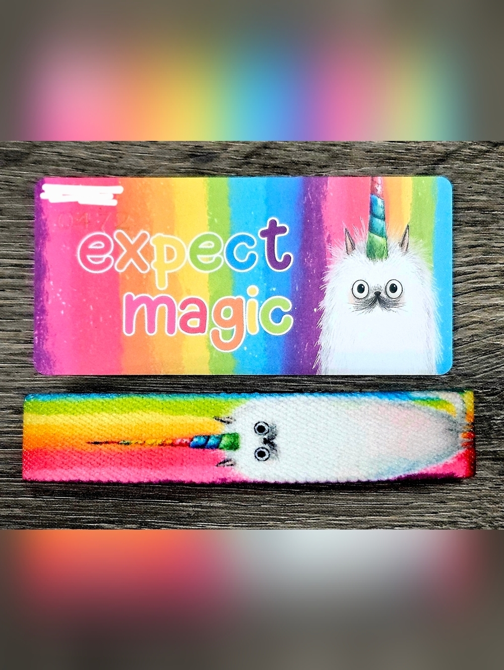 ZOX "EXPECT MAGIC" #469 New Med CAT ICORN BLOG Interactive Collectible Wristband